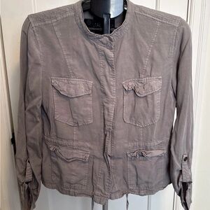 Sanctuary Utility Jacket in Taupe